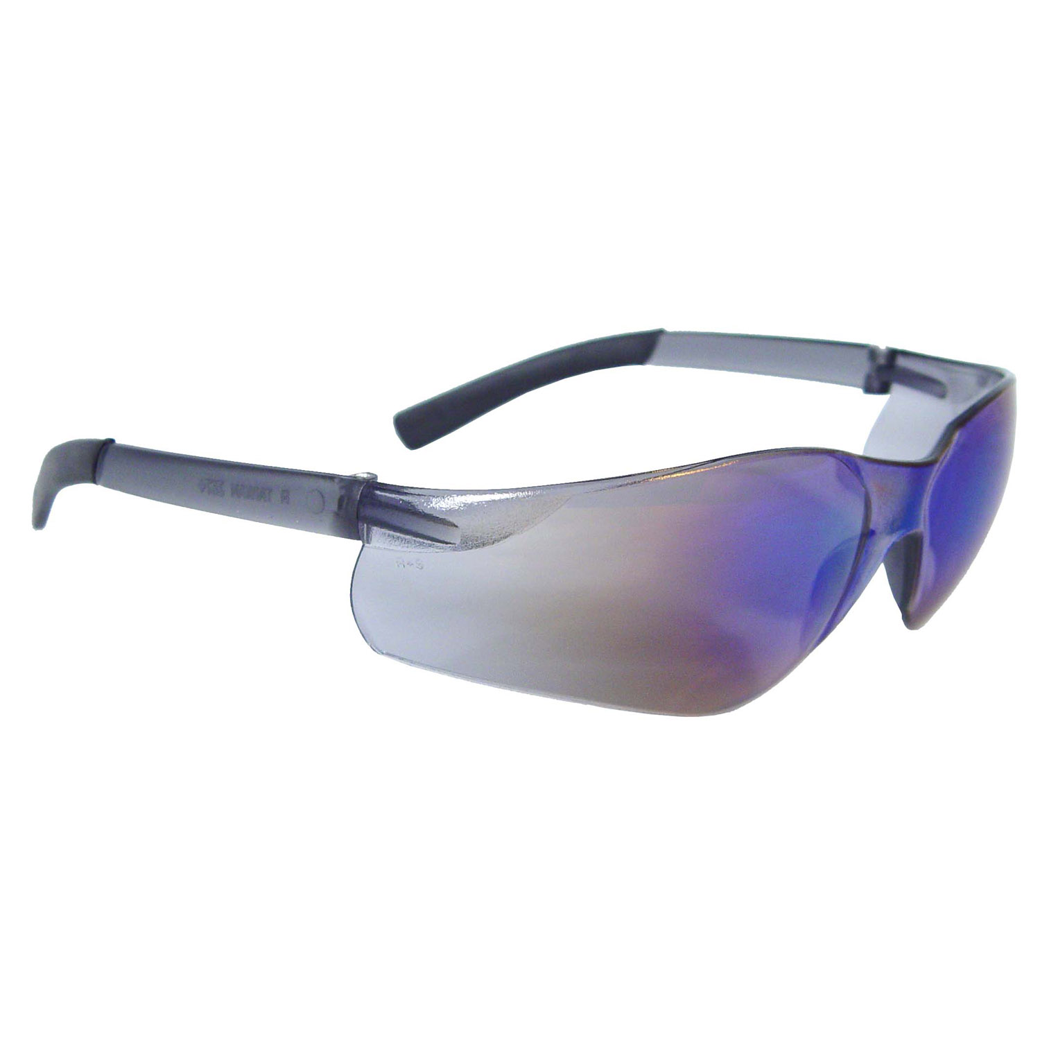 Rad-Atac™ Safety Eyewear - Blue Mirror Frame - Blue Mirror Lens - Mirror Lens